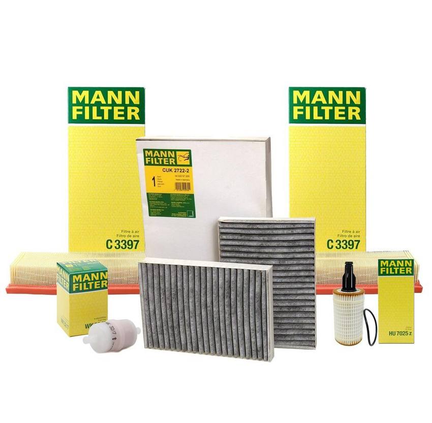 Air / Cabin Air / Fuel / Engine Oil Filter Kit - MANN-FILTER 3732988KIT